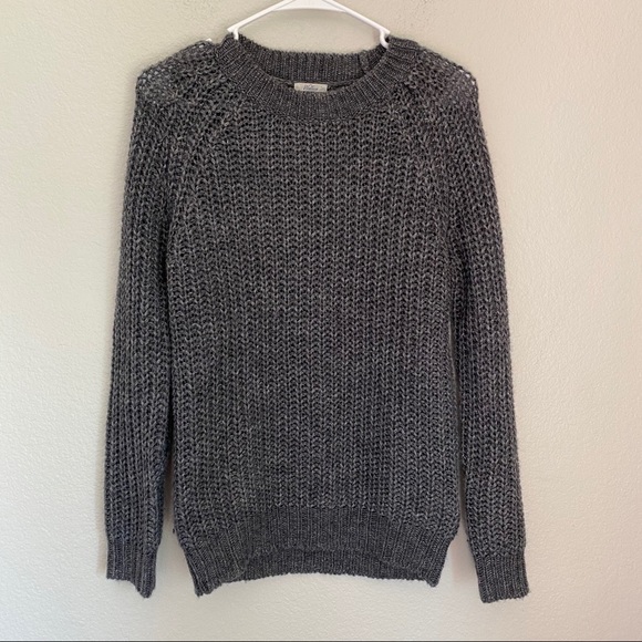 Madewell Wallace Knit Bookmark Sweater Wool Blend